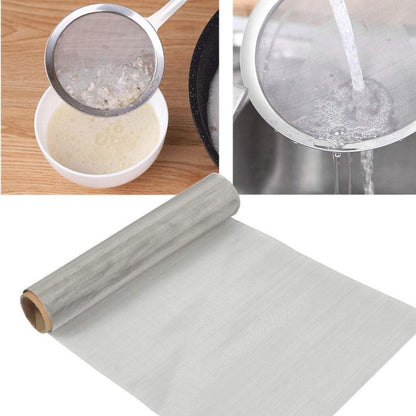 Edelstahl Drahtgewebe 80 Mesh 30x100CM Filtersieb Blatt