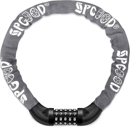 Fahrradschloss Zahlen Code hohe Sicherheit Stahlkettenglieder