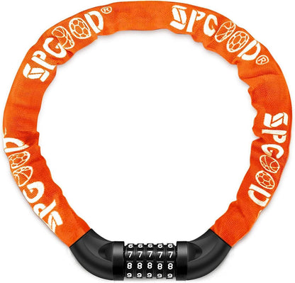 Fahrradschloss hohe Sicherheitsstufe Zahlen Code Orange