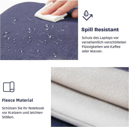 Voova Laptop Hülle 14 Zoll Wasserdicht Laptophülle Notebook Case Blau