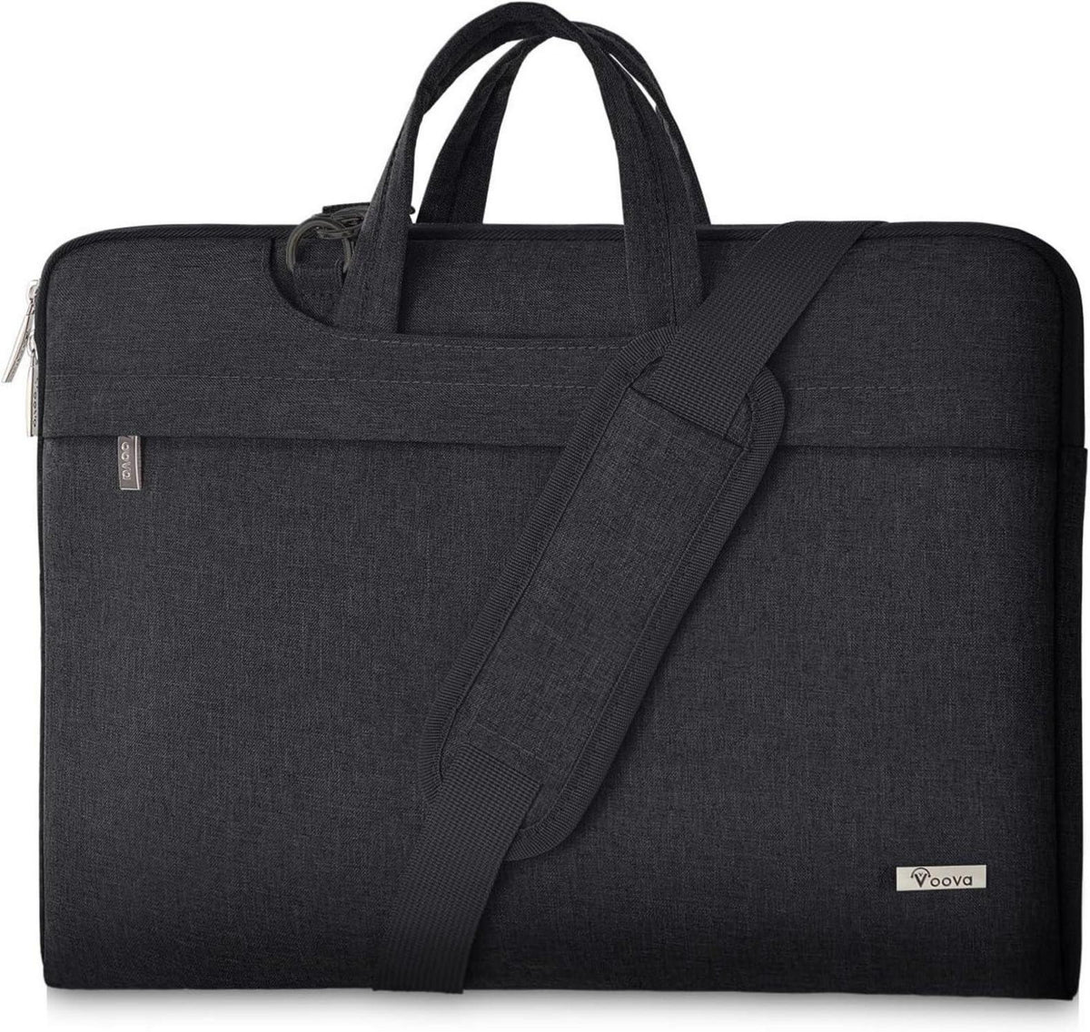 Voova Laptoptasche 17,3 Zoll Leicht Wasserdicht Stoßfest Schwarz