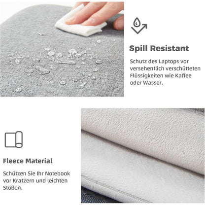 Voova 15,6 Zoll Laptophülle MacBook Air Pro Tasche 15,6 16