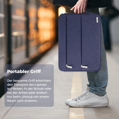 Laptophülle 15.6 Zoll Wasserdicht blau Tablet Tasche MacBook Air Pro