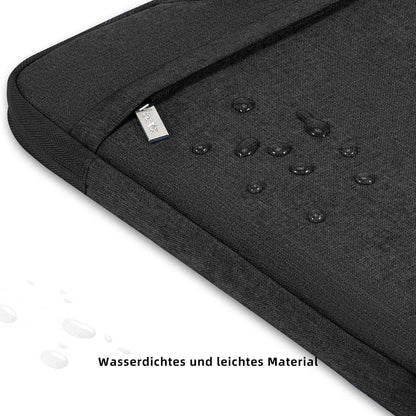 Voova Laptoptasche 15-16 Zoll Schwarz Oxford-Stoff Notebook Schultertasche