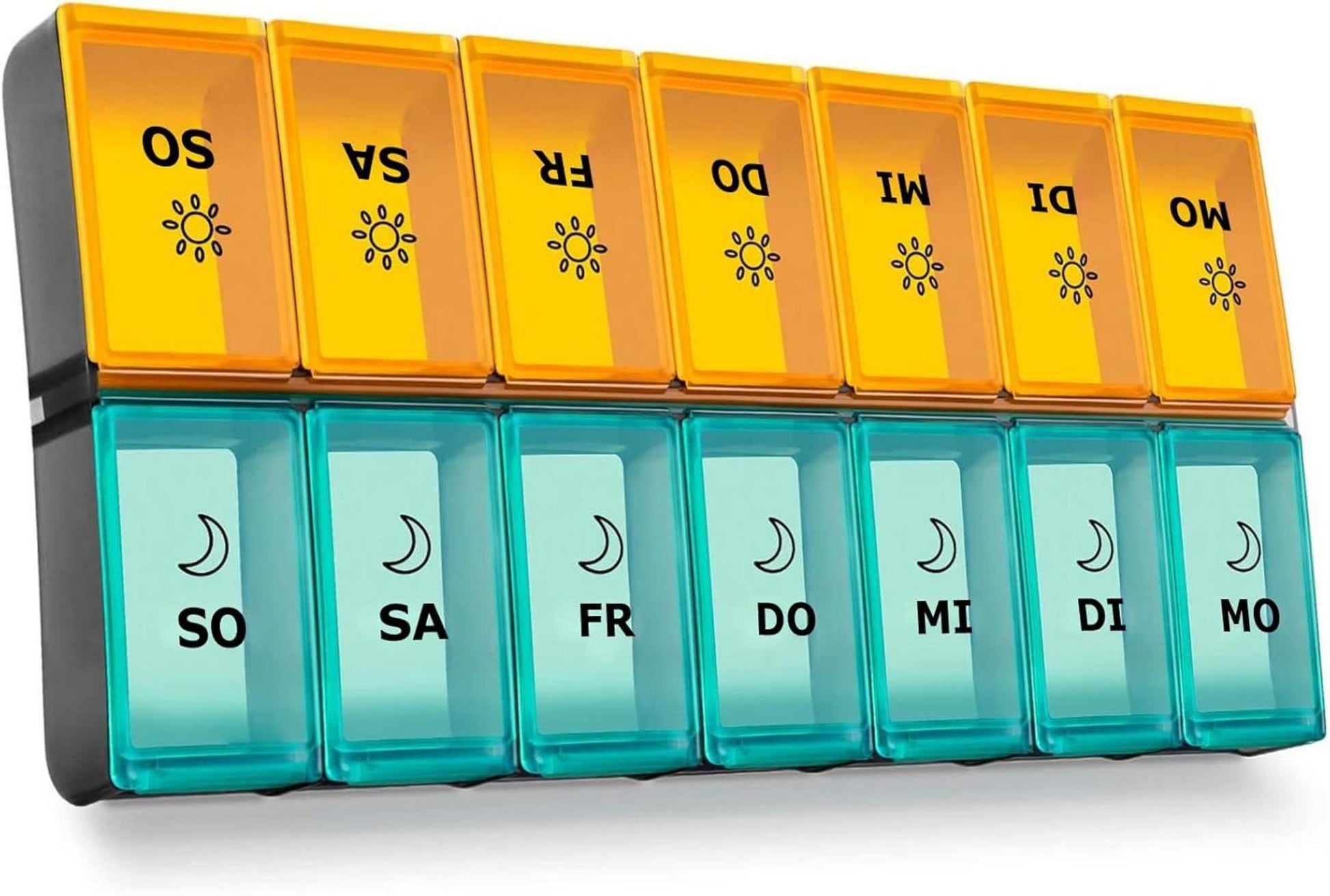 Tablettenbox 7 Tage XL Organisator für Vitamine & Medikamente