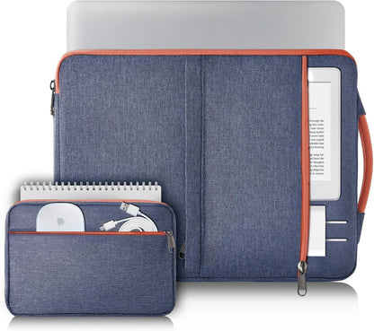 Laptoptasche 13.3-14 Zoll mit Zubehörtasche Dunkelgrau
