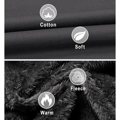Warme Winterjacke Herren mit abnehmbarer Kapuze Grau