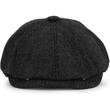 Schiebermütze Herren Sommer 1930s Tweed Hut Kaffee Farben