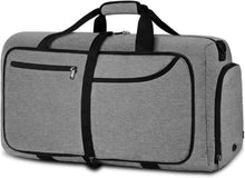 NEWHEY Große Faltbare Reisetasche Schwarz 120L