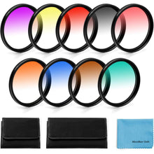 72mm Graduiertes Farbfilter-Set für DSLR Kameras