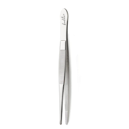 Beaditive Nähmaschinen Pinzetten Set 3-teilig gezackte Spitzen 14 cm rostfreier