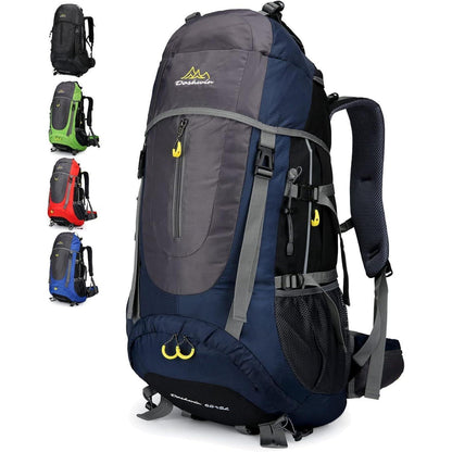 70L Trekkingrucksack Dunkelblau Damen Herren XL
