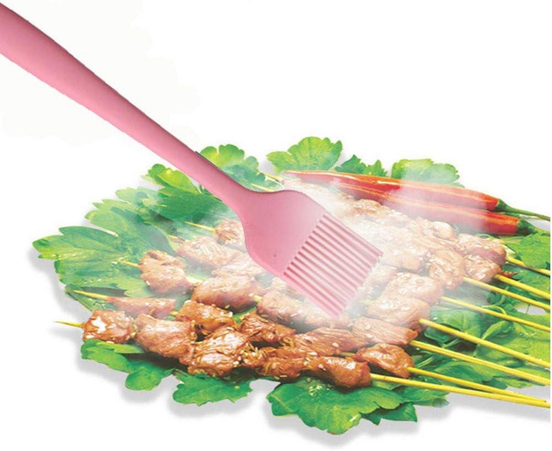 Silikon-Spatel Set Rosa 6-Teilig Antihaft Hitzebeständig
