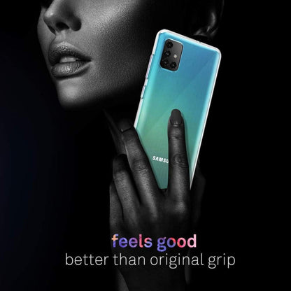 ORNARTO Samsung A71(4G) Hülle Transparent TPU Schutzhülle 6,7”-Klar