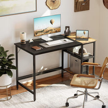 Schreibtisch PC Tisch 140x60 cm Stahlgestell
