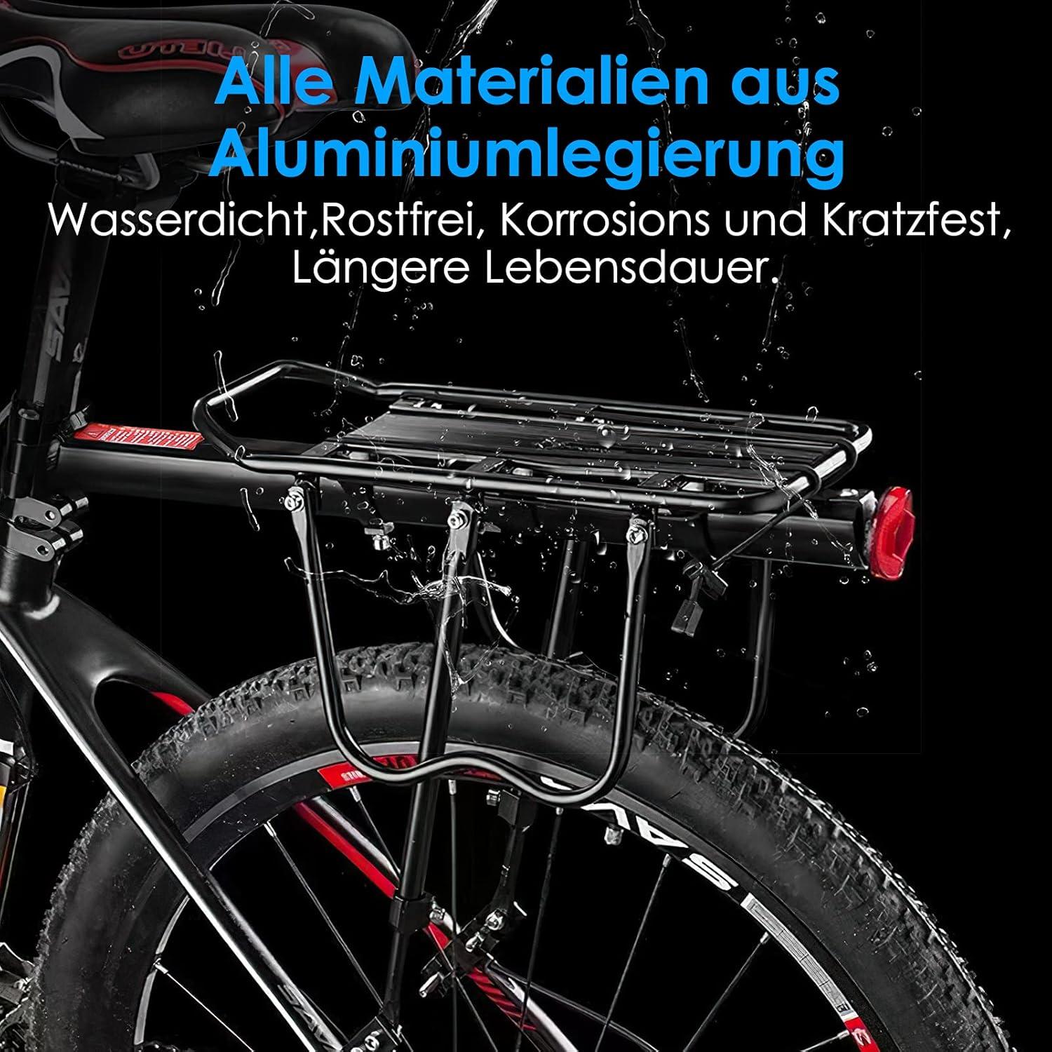Fahrrad Gepäckträger Set 24-29 Zoll Aluminium Universal Mountainbike