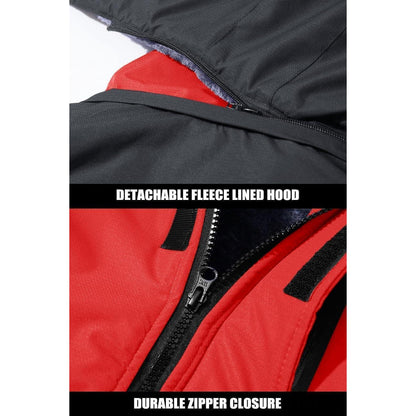 Warme Herren Winterjacke mit Kapuze – Wasserdicht & Winddicht