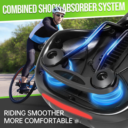 SPGOOD Fahrradsattel Memory Foam Ergonomisch Atmungsaktiv Damen Herren