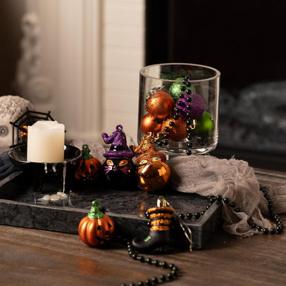 24 Halloween Kugeln Ornamente Freche Deko Baumkugeln