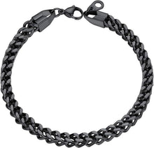 U7 Franco Link Panzerkette Edelstahl Gliederarmband 4,5mm 21cm