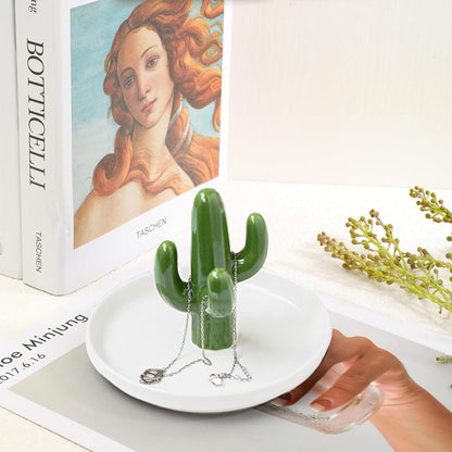 Kaktus Schmuckablage Keramik Tablett Organizer Geschenk Frauen