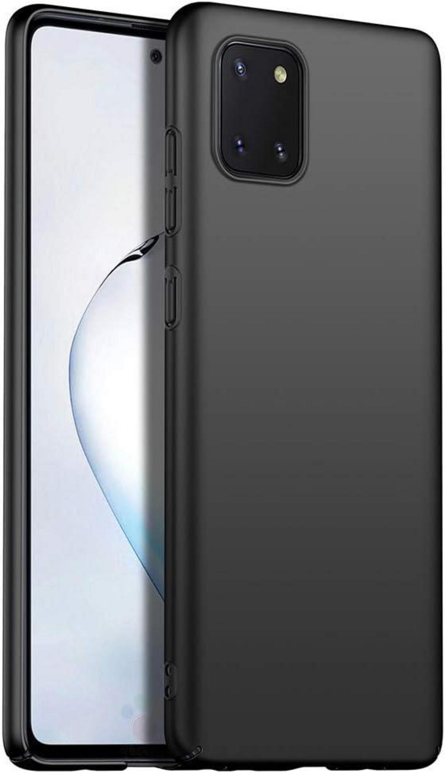 ORNARTO Samsung Note 10 Lite Hülle Schwarz, Dünn