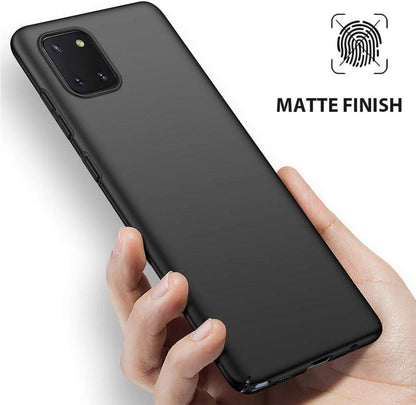 Schwarze Ultra Dünne Handyhülle für Samsung Galaxy Note 10 Lite