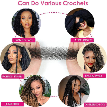 3er Pack Marley Twist Haarverlängerung – Dunkelbraun