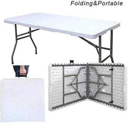 SogesHome Gartentisch Aluminium Faltbarer Campingtisch 180 x 74 cm