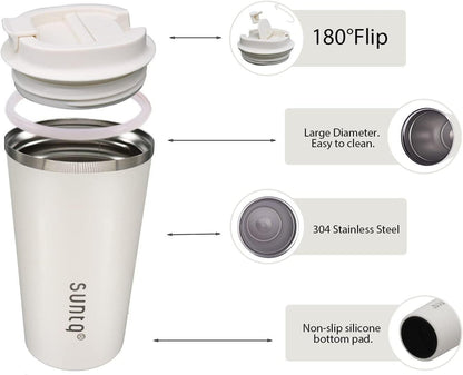 Kaffeebecher to go aus Edelstahl Doppelwand Isoliert - 510ml