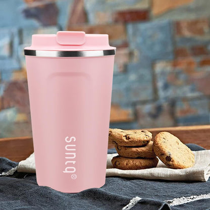 Kaffeebecher to go Edelstahl Thermobecher Doppelwandisolierung 510ml