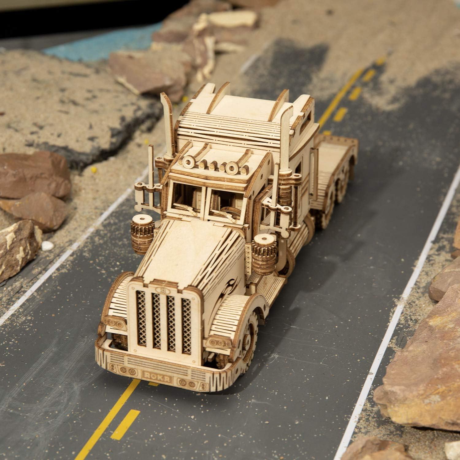 3D Puzzle Holzbausatz - Modellbau Lastwagen
