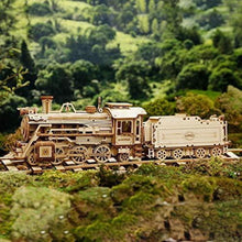 ROKR 3D Puzzle Dampflokomotive Holzbausatz Modellbau Kit