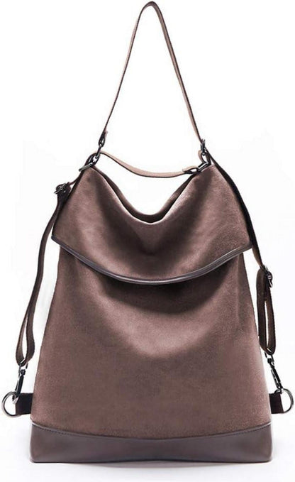 Vintage Canvas Umhängetasche Damen Anti-Diebstahl Rucksack Tasche