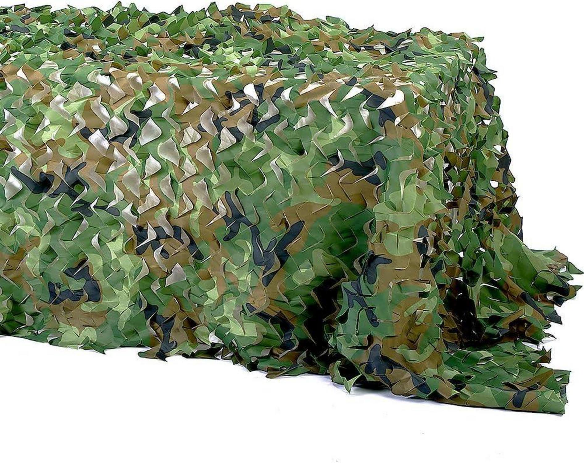 Tarnnetz Camouflage Netz für Deko Jagd Camping Militär 1.5 × 5 M