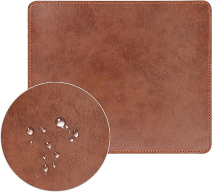 Mousepad Gaming Office Mauspad Leder Optik rutschfest 24x20x0,3 cm