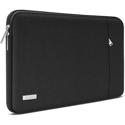 13,3 Zoll Laptoptasche wasserdicht mit Zubehörtasche, Schwarz