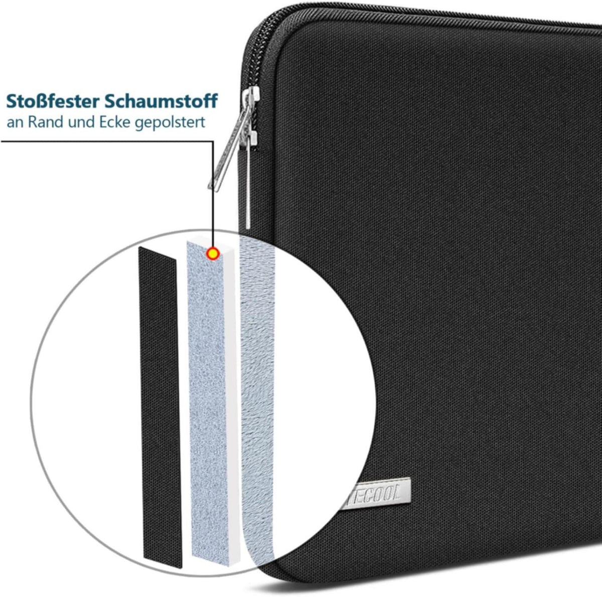 TECOOL 13,3 Zoll Laptop Tasche MacBook Pro 14 Air 13 wasserdicht Schutzhülle