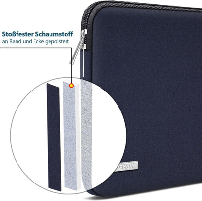 TECOOL 13,3 Zoll Laptop Tasche Hülle für MacBook Pro Air 13 14 dunkelblau