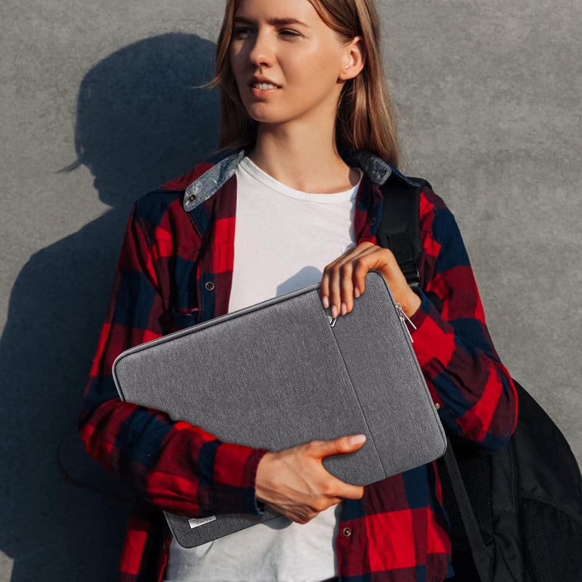 13,3 13 MacBook Pro Air Tasche Hülle Stoßfest Dunkelgrau