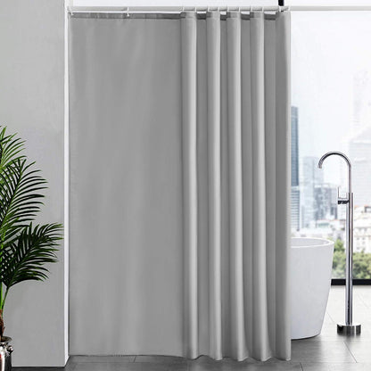 Duschvorhang Überlänge Antibakteriell Anti-Schimmel Grau 200x240cm