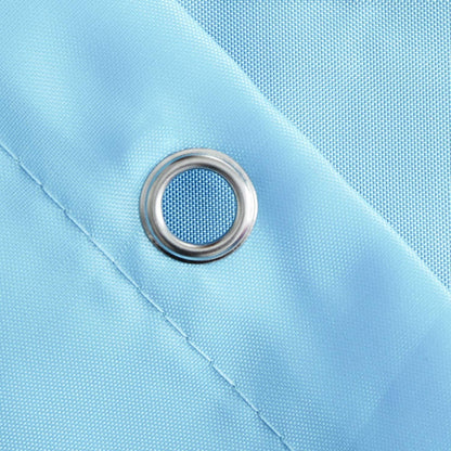 Duschvorhang Polyester Hellblau schimmelresistent wasserabweisend