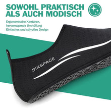 Badeschuhe Wasserschuhe Schnell Trocknend Rutschfest für Damen Herren Schwarz