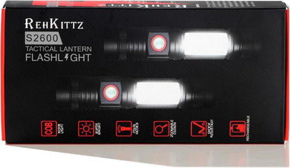 LED Taschenlampe Extrem Hell 2000 Lumen Wiederaufladbare Arbeitsleuchte Mini Magnet Flashlight Handlampe