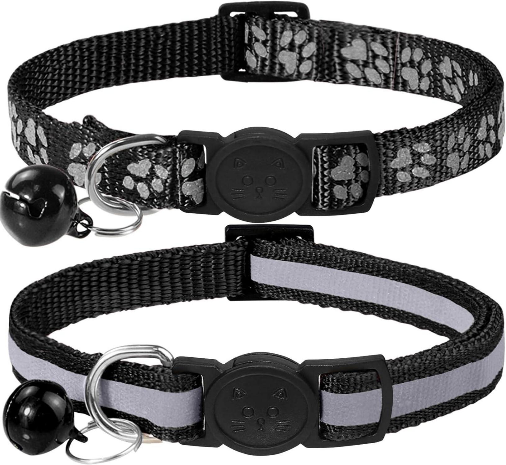Reflektierendes Katzenhalsband mit Sicherheitsverschluss und