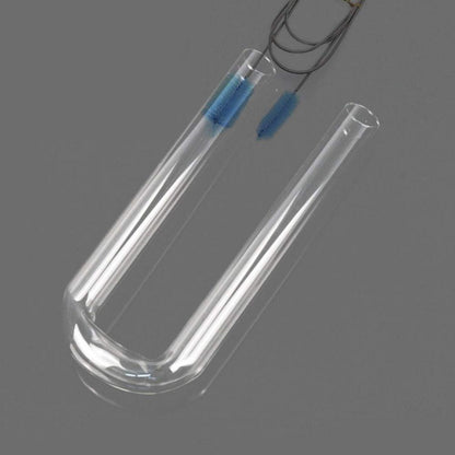 Aquarium Reinigungsbürste 150cm Flexibel Doppelkopf Rohrbürste Blau