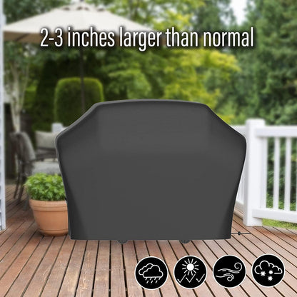 Grillabdeckung Gasgrill Wetterfest 210D Oxford BBQ Cover 145x61x117cm