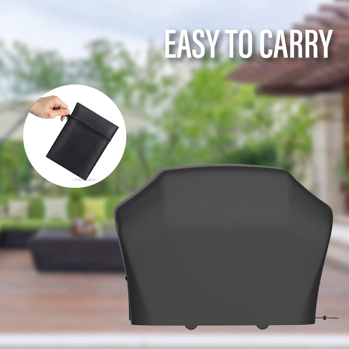 Gasgrill Abdeckhaube Wetterfest BBQ Cover 145x61x117cm UV-beständig Oxford