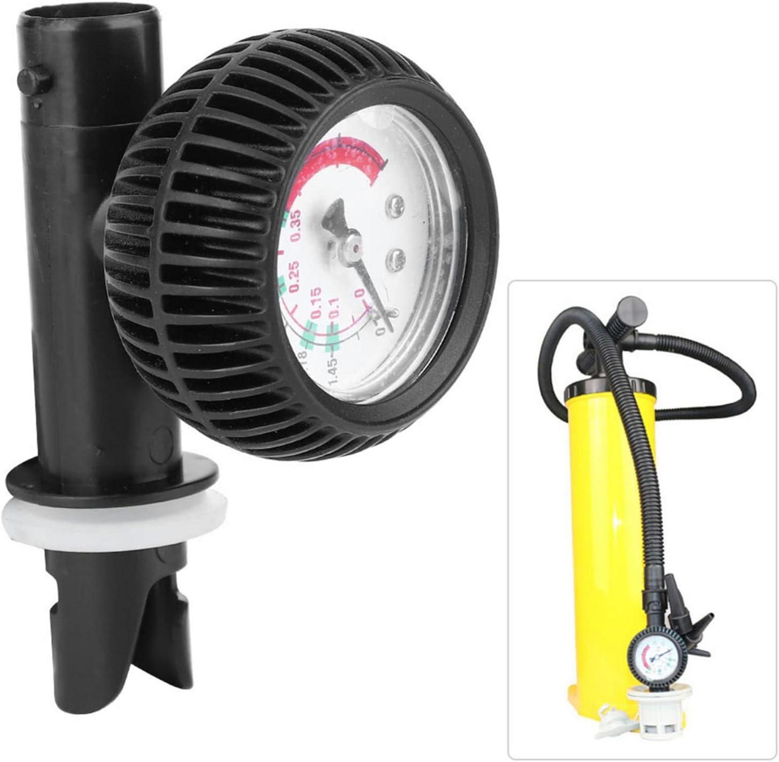 Keenso Luftpumpen-Manometer 0-5 PSI Luftdruck für aufblasbare Kajakboot-Surfbrettpumpen