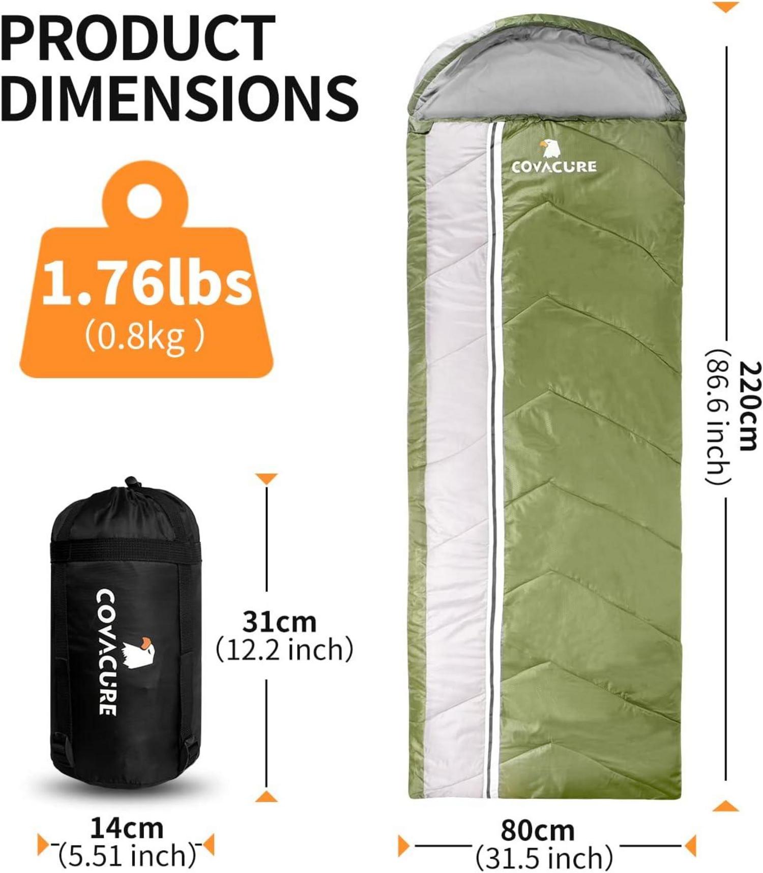 Ultraleichter Schlafsack für Erwachsene & Kinder 4